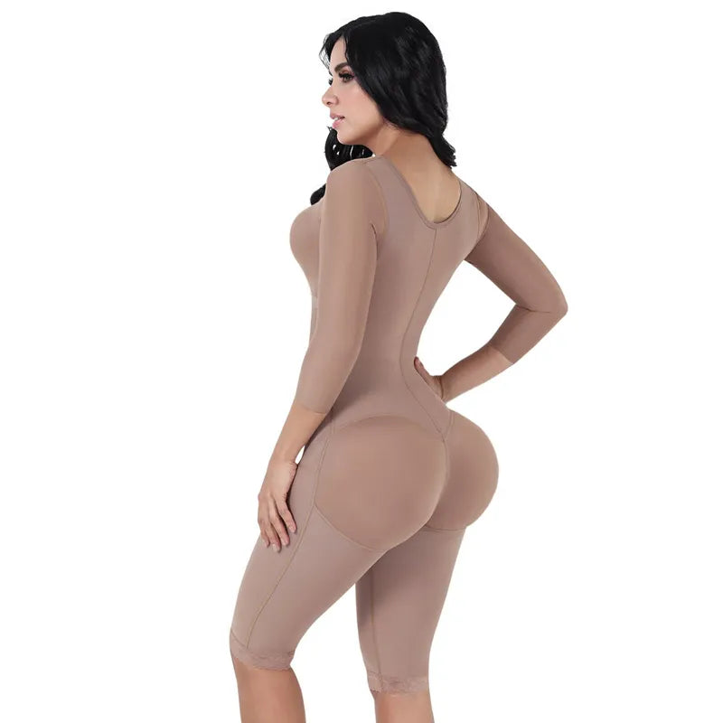 Gaine de rétrécissement de la taille complète du corps, plusieurs crans de compressions