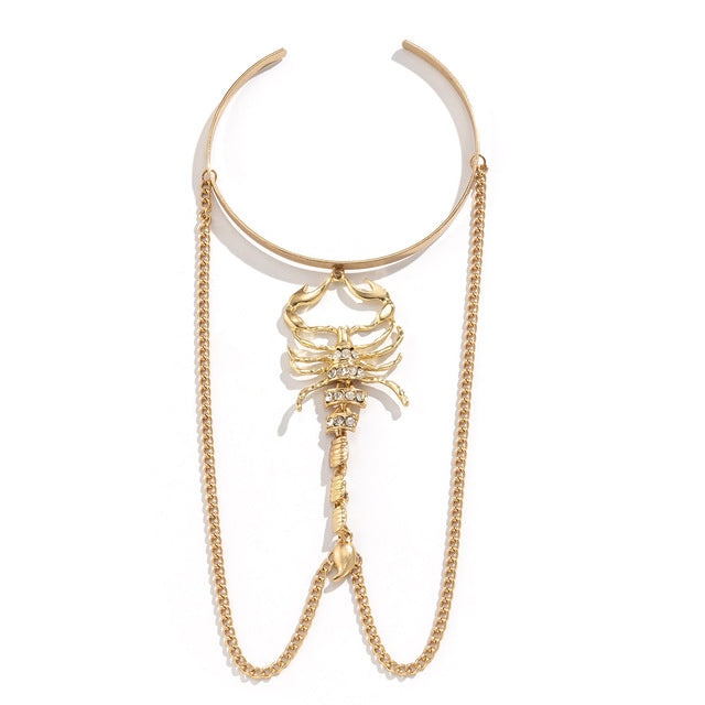 Chaîne Pour Le Haut Du Bras, Gothique, Scorpion, Manchette, Bijoux Pour Le Corps