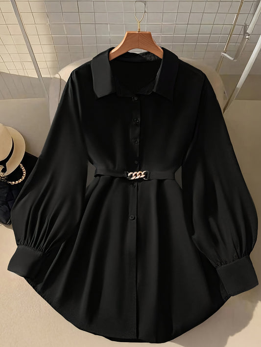 Chemise Décontractée à manches longues et élégante grande taille pour femmes