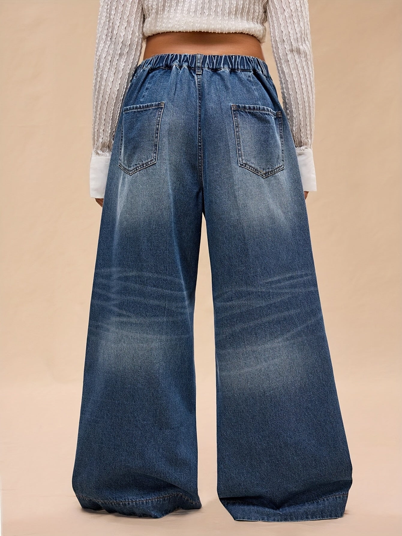 Jeans décontractés pour femmes avec poche Avant