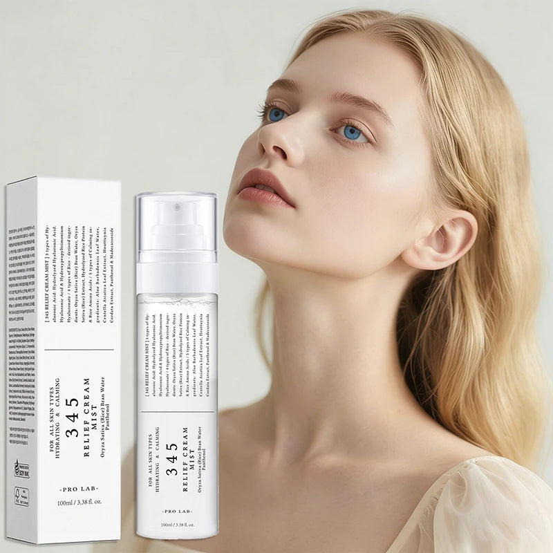 Marque 345 crème pour le visage coréen soins de la peau adoucissant hydrater crème pour le visage réparation douce adapté aux peaux sensibles crème pour le visage