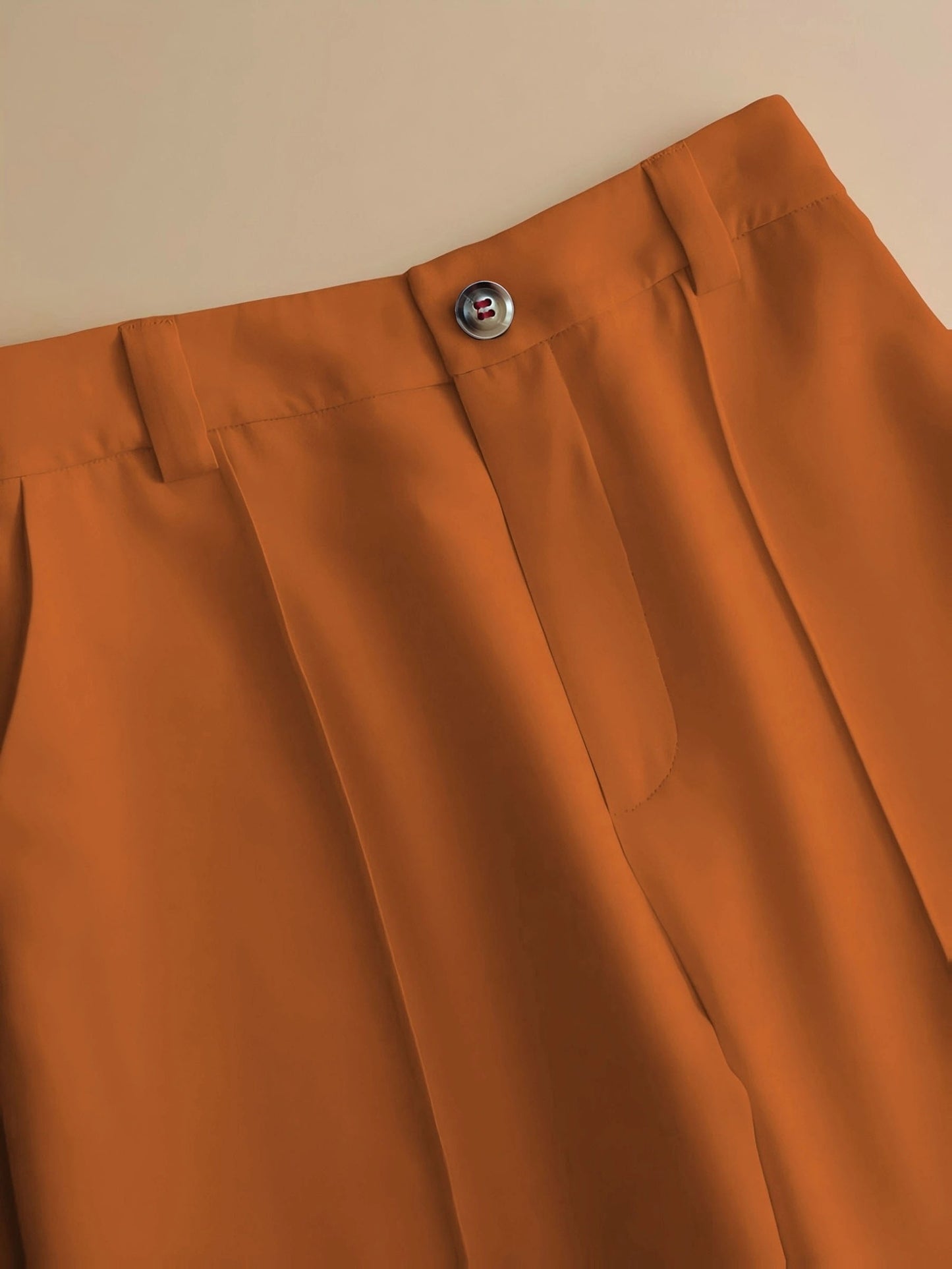 Elégant ensemble pour femme grande taille, chemise et pantalon ample