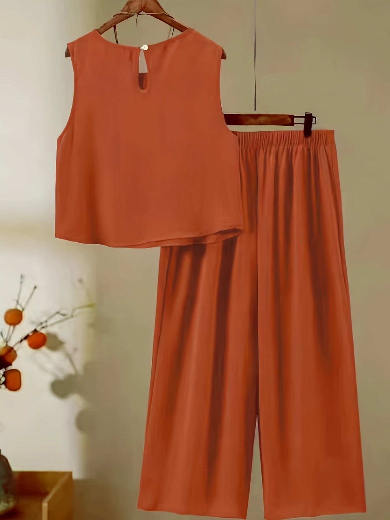 Ensemble Grande Taille : Orange Encounter, Élégant et Chic.