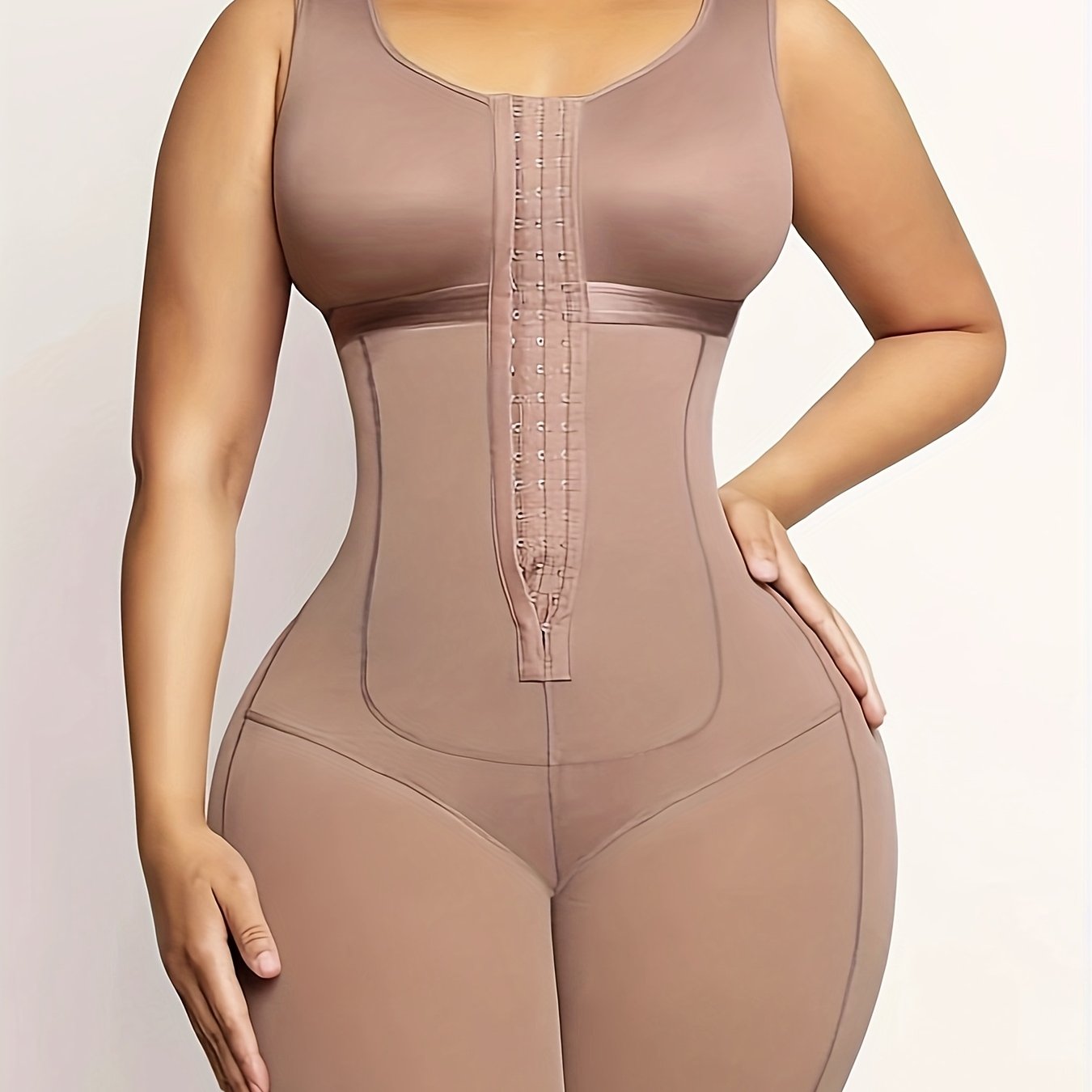 Body Gainant Style Western Fermeté Ventre Fermeture Éclair Maintien du Décolleté Remonte Fesses Gainant Sous-Vêtement Pantalon Gainant