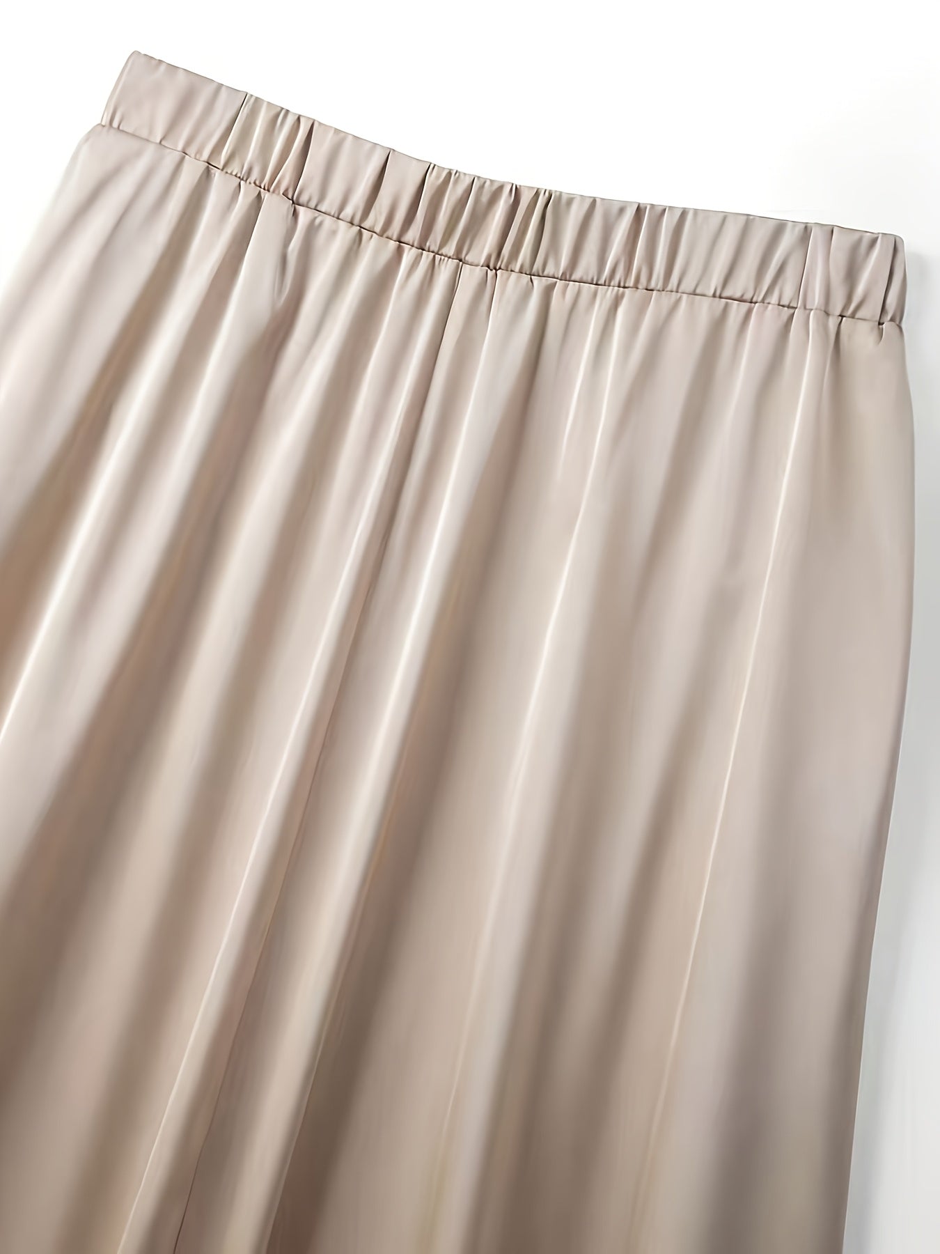 Ensemble Blouse Décontractée et Élégante pour Femmes de Grande Taille et Jupe évasée