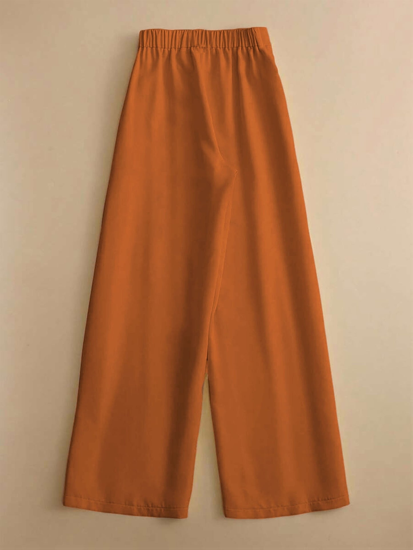 Elégant ensemble pour femme grande taille, chemise et pantalon ample
