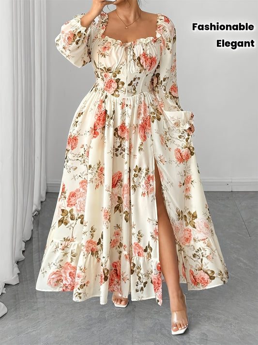 Robe élégante enveloppante pour femmes, taille plus, mode printemps/été