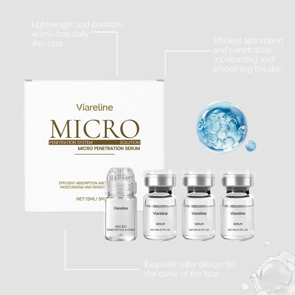 Viareline Micro Penetration Serum hydratant lissant absorption efficace hydratation en profondeur soin de la peau anti-rides anti-âge