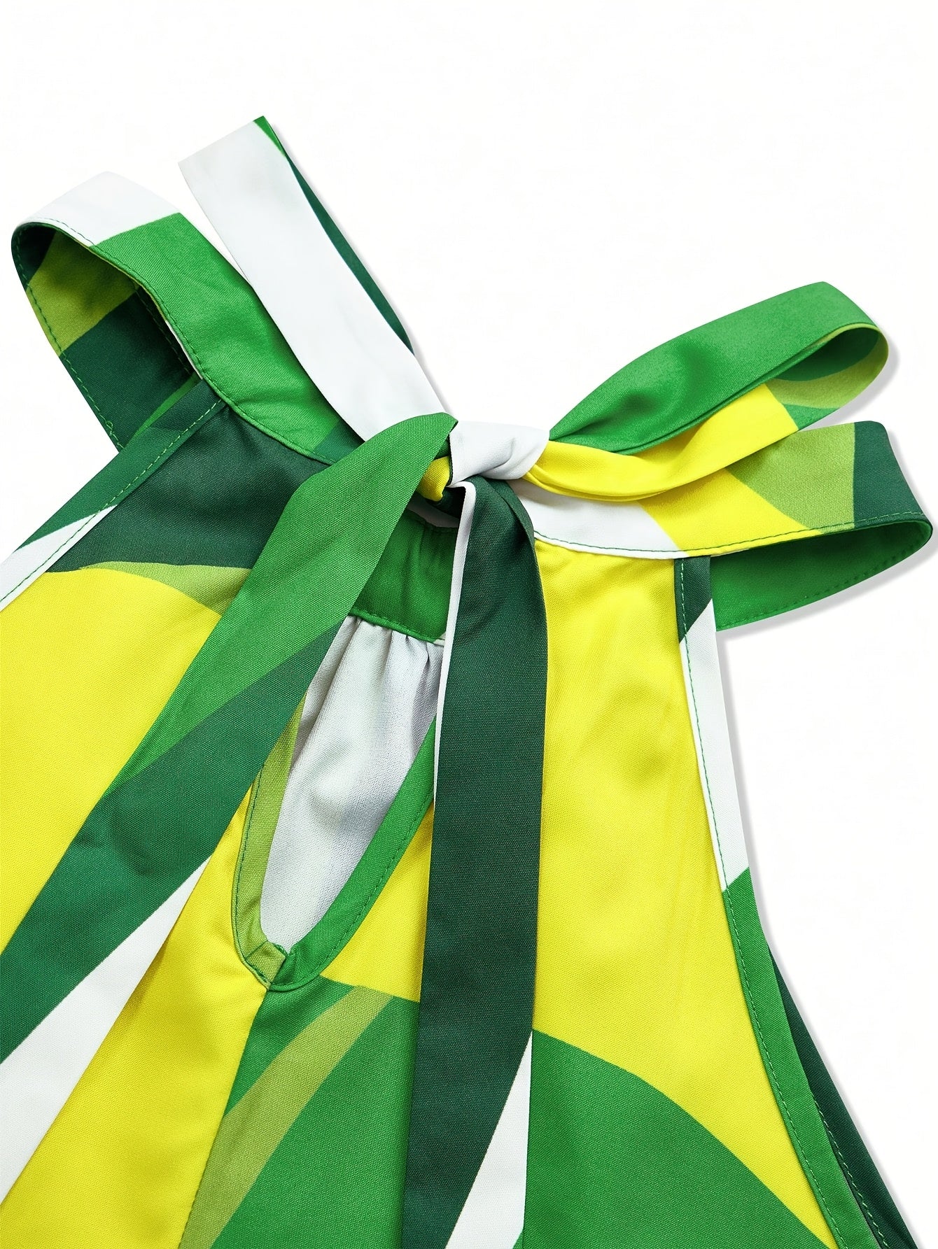 Robe d'été décontractée sans manches à imprimé