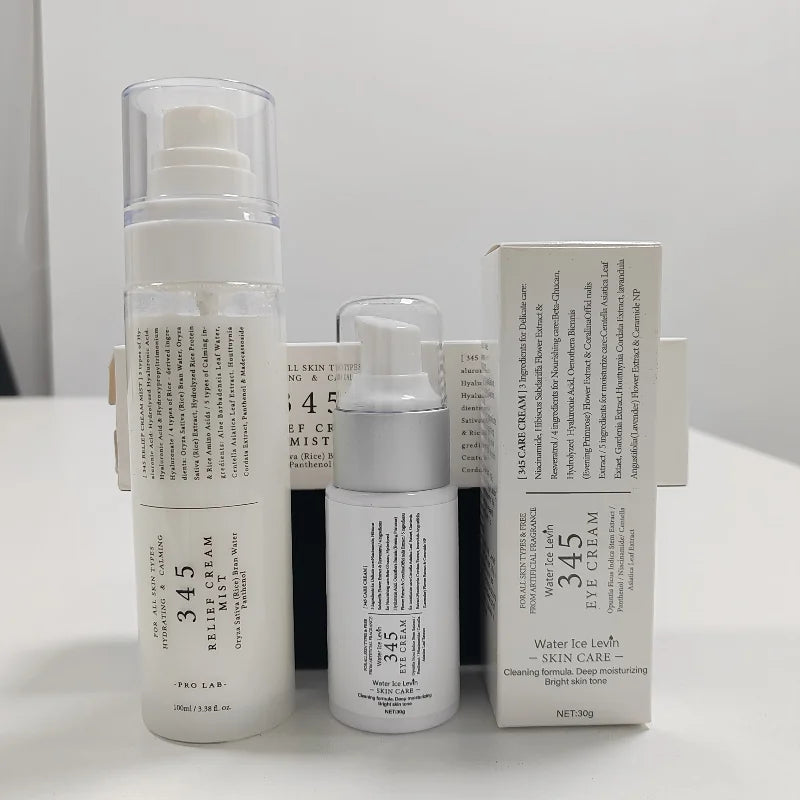 Marque 345 crème pour le visage coréen soins de la peau adoucissant hydrater crème pour le visage réparation douce adapté aux peaux sensibles crème pour le visage