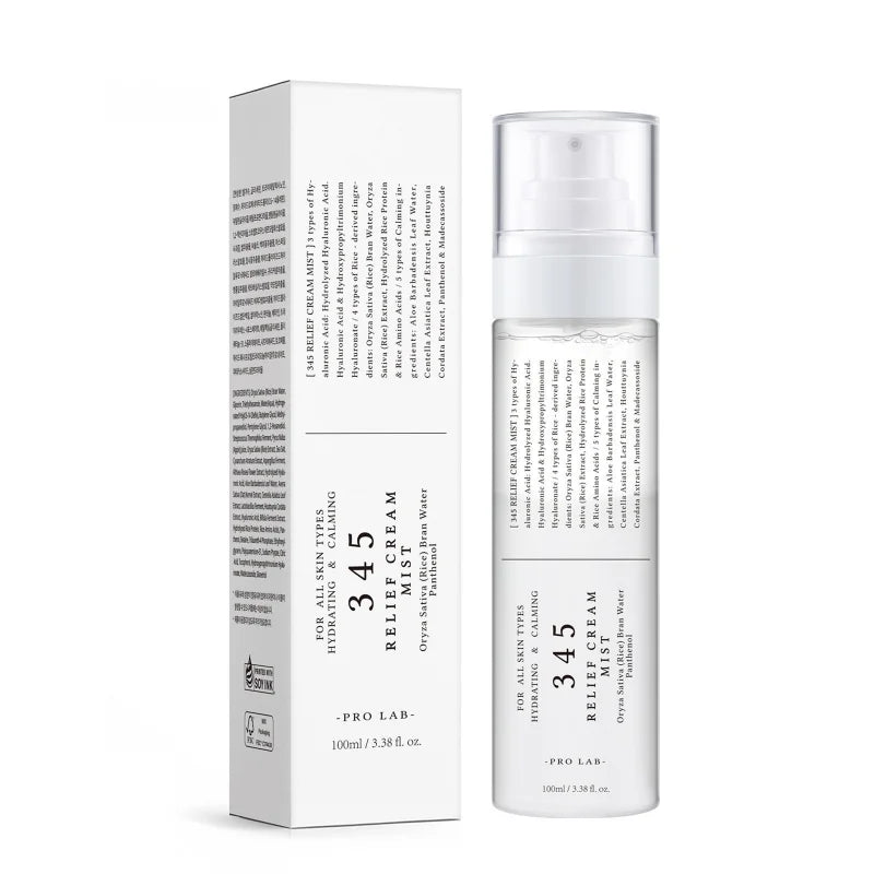 Marque 345 crème pour le visage coréen soins de la peau adoucissant hydrater crème pour le visage réparation douce adapté aux peaux sensibles crème pour le visage
