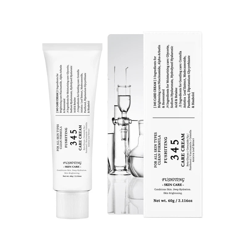 Marque 345 crème pour le visage coréen soins de la peau adoucissant hydrater crème pour le visage réparation douce adapté aux peaux sensibles crème pour le visage