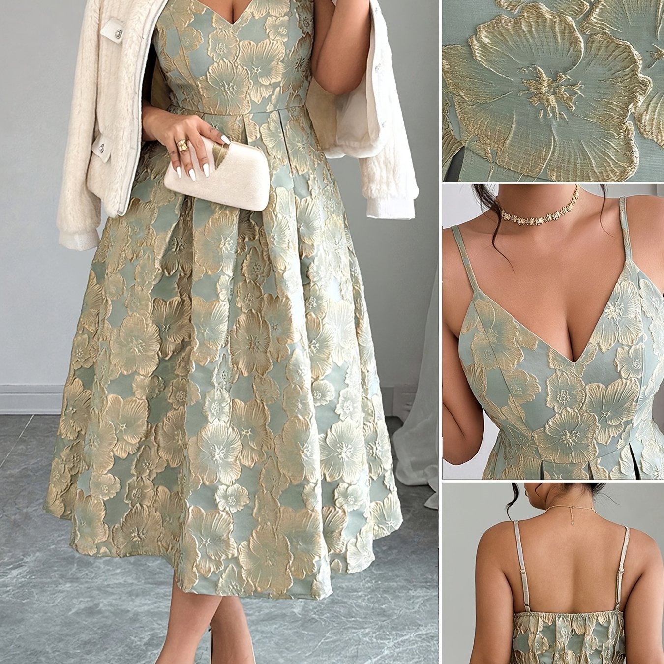 Robe grande taille pour femme, élégante, à bretelles spaghetti et col ras du cou - Robe longue sans manches, coupe droite, convient pour robe d'invitée de mariage, trajets professionnels, tenues de printemps-été, lavable en machine