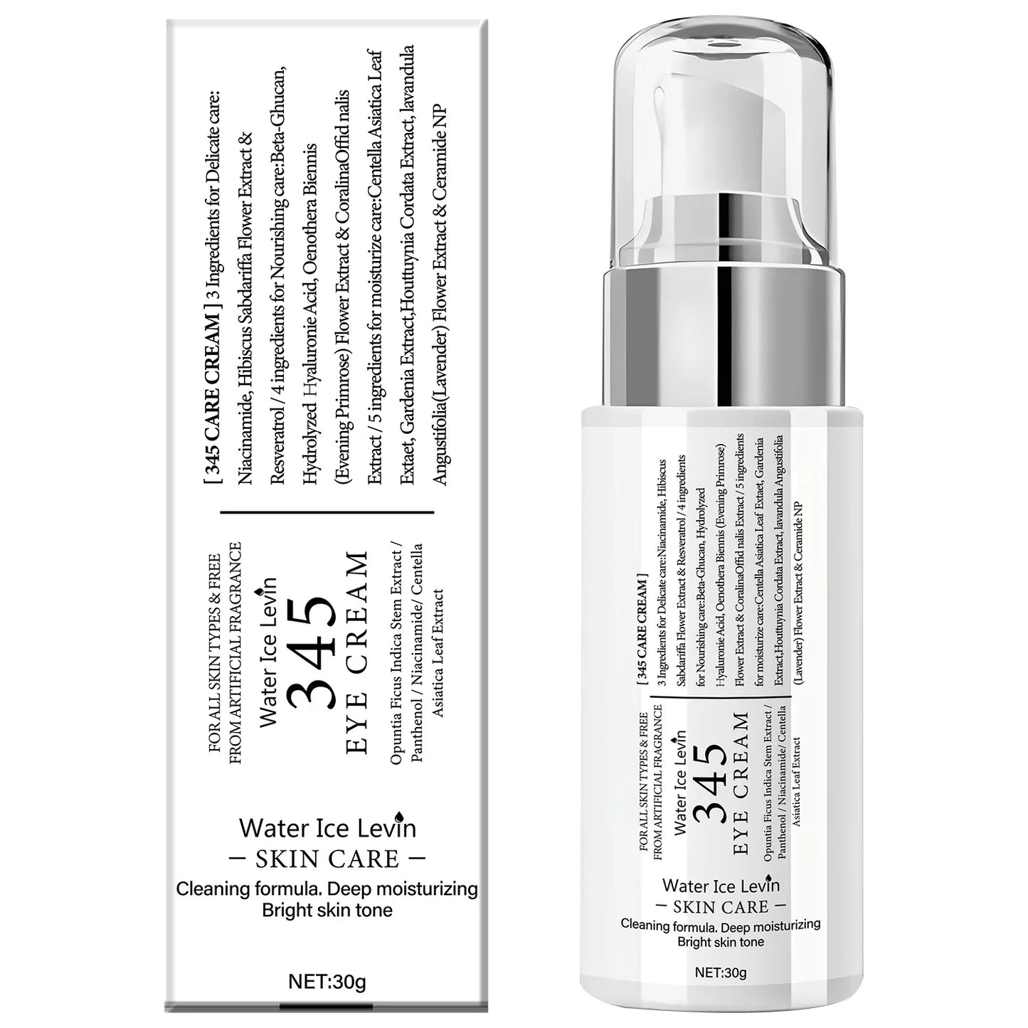 Marque 345 crème pour le visage coréen soins de la peau adoucissant hydrater crème pour le visage réparation douce adapté aux peaux sensibles crème pour le visage