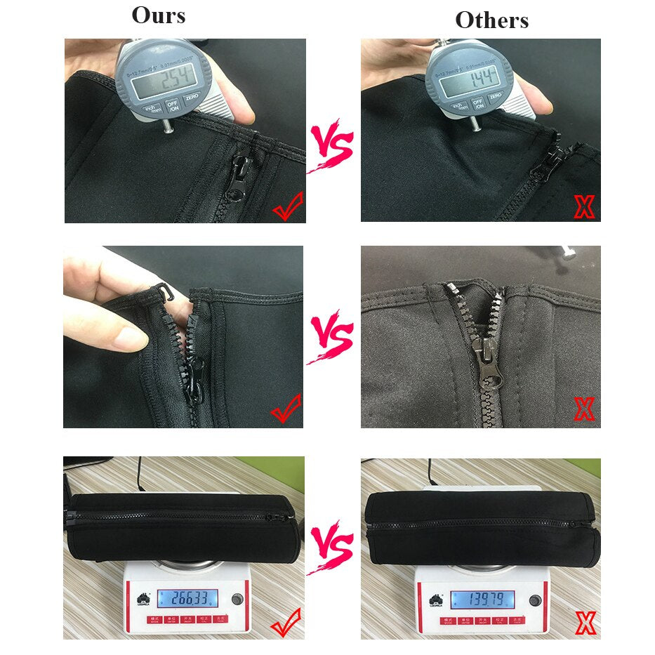 Ceinture de sudation Sauna en néoprène pour perte de poids, Corset amincissant
