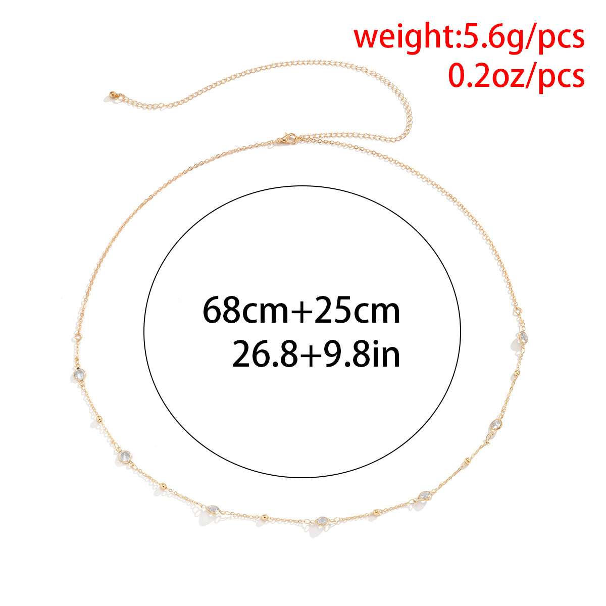 Chaîne de Taille Sexy pour Femme, Bijoux Vintage 
Pour la Plage et Vacances, Collection Printemps Été.