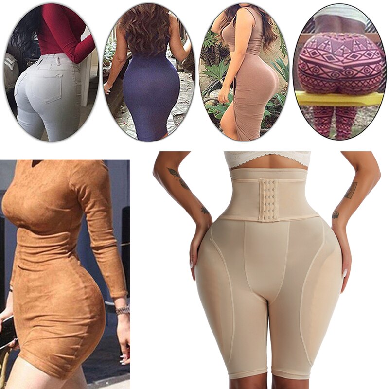 Gaine rehausseur de fesses, short intégré de coussinets de hanche, taille haute, sous vêtements façonnant les hanches