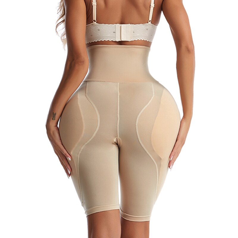Gaine rehausseur de fesses, short intégré de coussinets de hanche, taille haute, sous vêtements façonnant les hanches