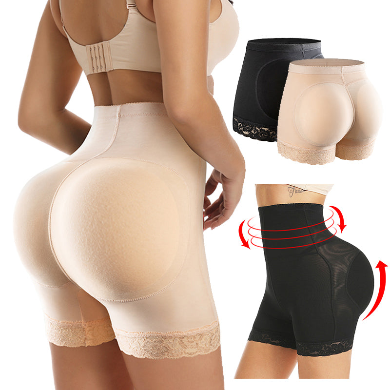 Short gaine taille haute ,incorporée coussinets ,Sans Couture.