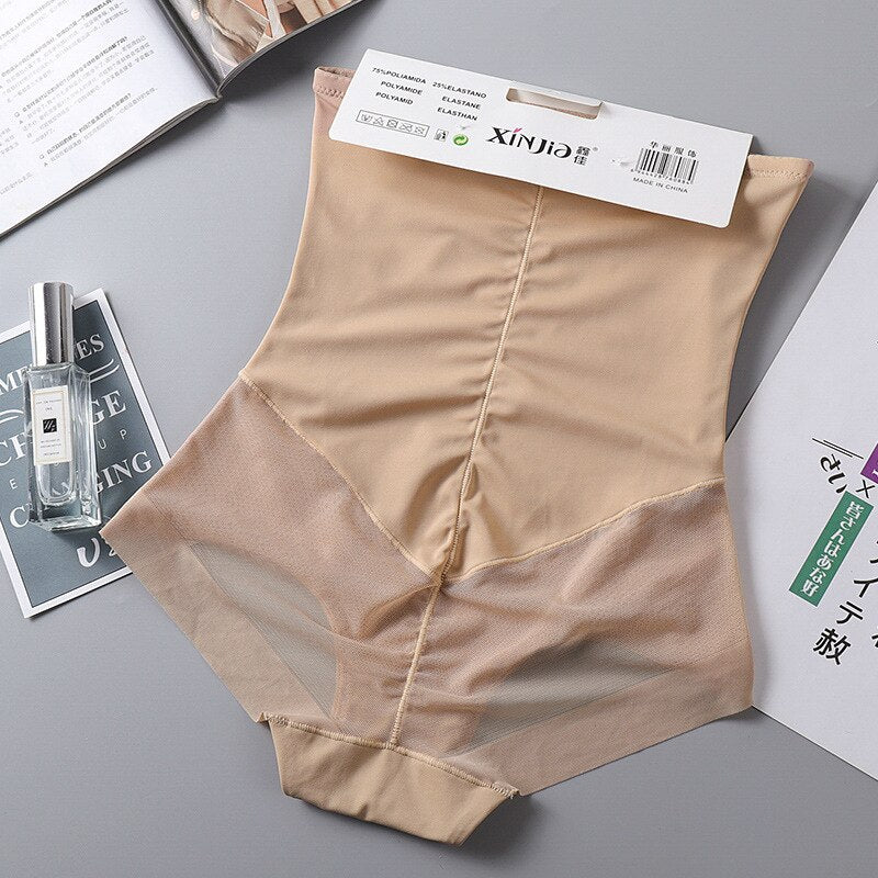 Culotte femme taille haute respirante, sculpte le corps ,couleur unie.