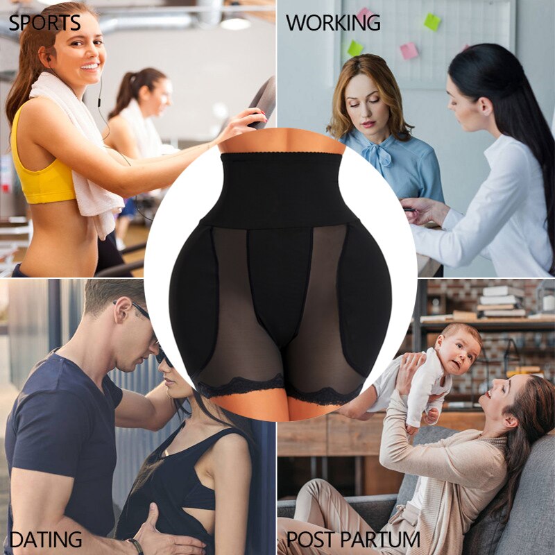 YBFDO Kapewear - Culotte remodelant pour le levage des hanches et des fesses, entraîneur à la taille haute pour les femmes