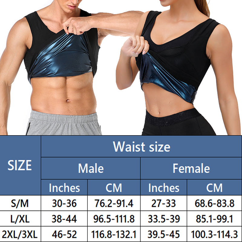 Gilet De Sudation Sauna Pour Homme Et Femme, Amincissant, Avec Compression