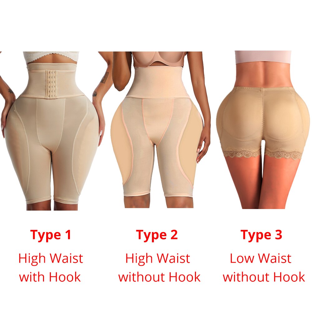 Gaine rehausseur de fesses, short intégré de coussinets de hanche, taille haute, sous vêtements façonnant les hanches