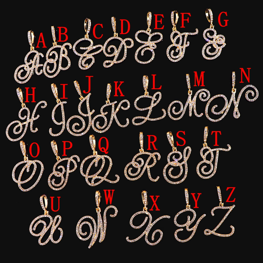 Bracelet De Cheville En Zircon Avec Lettres Initiales Pour Femme, Gourmette Cristal Scintillant.