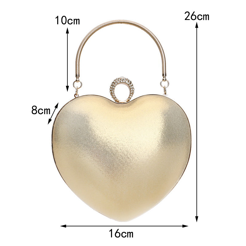 Sac À Main De Soirée Pour Femmes Avec Strass, À Bandoulière Avec Chaîne Design Boules
