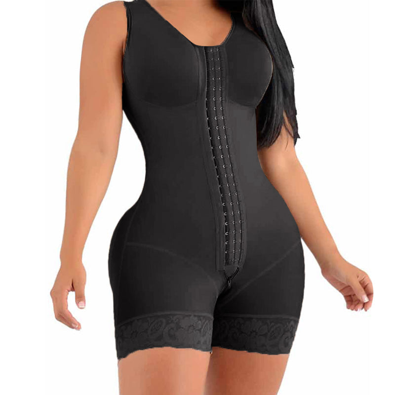 Body gaine short amincissant en dentelle ,Soutien gorge incorporer
pour femme.