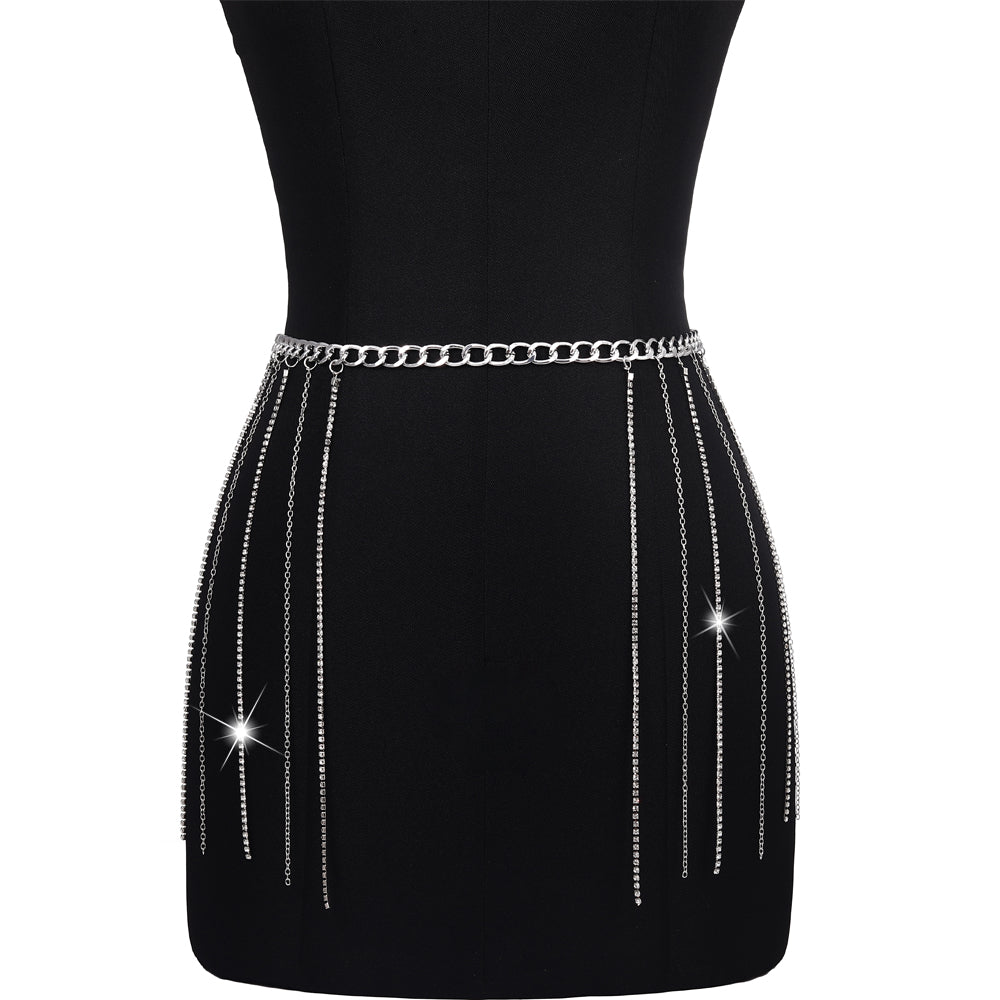 Chaîne De Taille Sexy En Cristal Pour Femmes Et Filles, Bikini De Danse
Accessoires De Mode