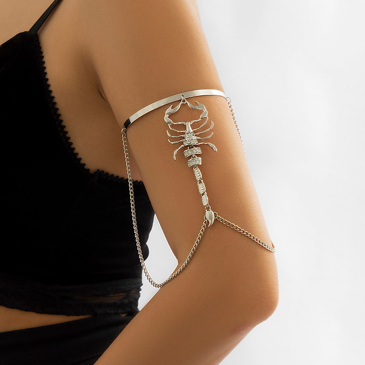 Chaîne Pour Le Haut Du Bras, Gothique, Scorpion, Manchette, Bijoux Pour Le Corps