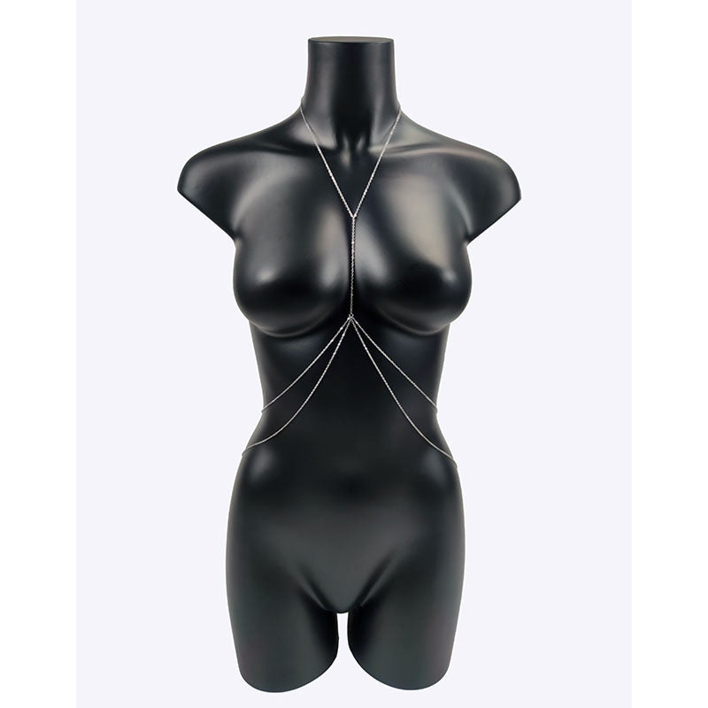 Bijoux De Corps Sexy Pour Femme, Chaîne De Poitrine, Bikini, Chaîne De Taille Croisée, Mode Plage