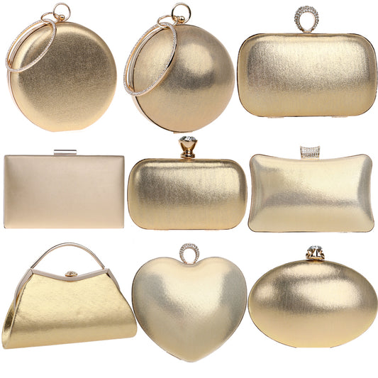 Sac À Main De Soirée Pour Femmes Avec Strass, À Bandoulière Avec Chaîne Design Boules