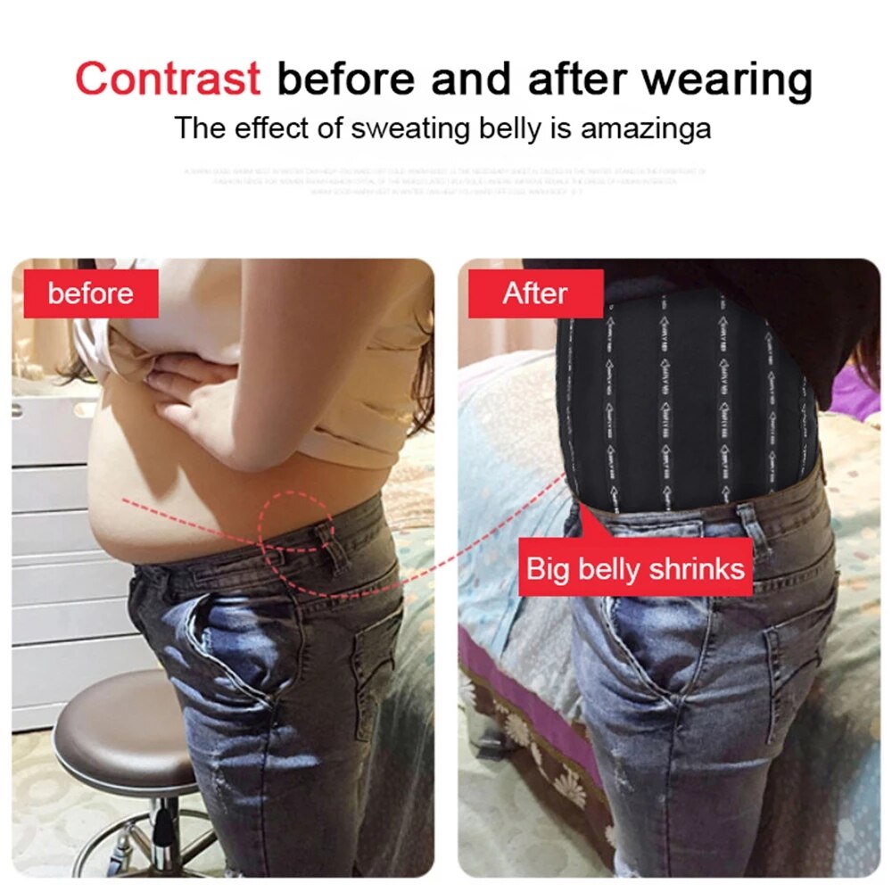 Ceinture de sudation Sauna pour perdre du poids, post partum, combustion des graisses.