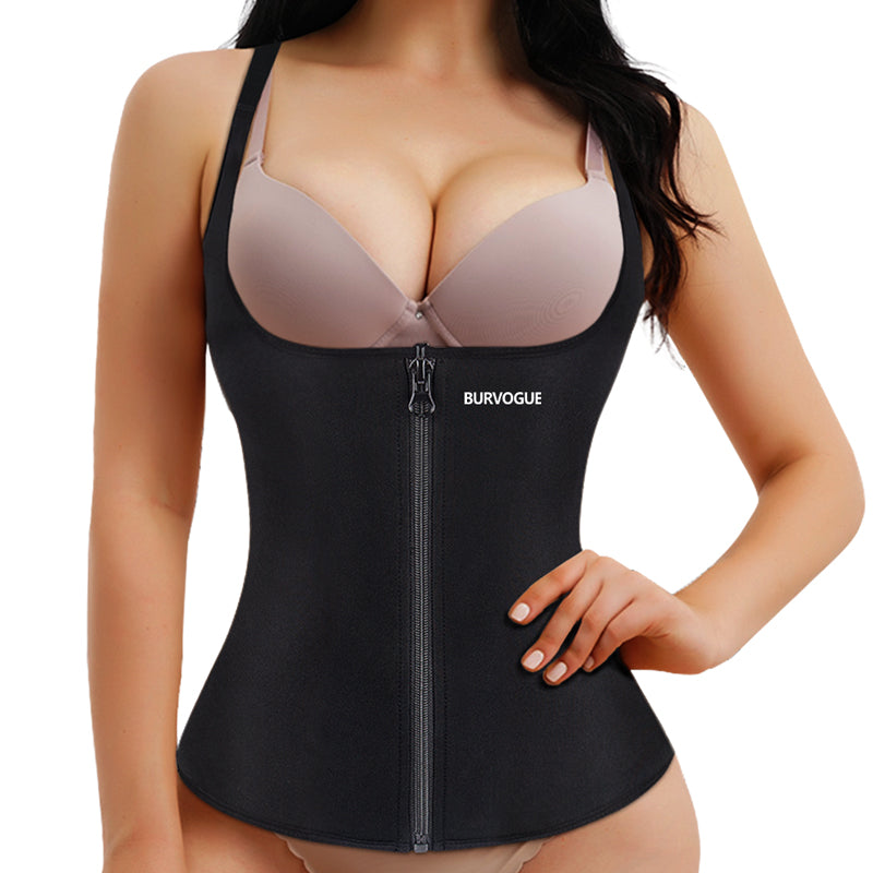 Corset En Latex Pour Femmes, Sous-vêtement Amincissant, Modelant Le Ventre, Perte De Poids, Gilet De Sueur Sauna -