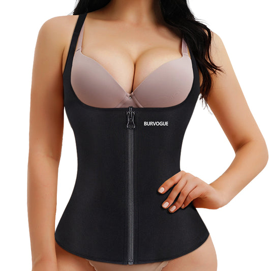 Corset En Latex Pour Femmes, Sous-vêtement Amincissant, Modelant Le Ventre, Perte De Poids, Gilet De Sueur Sauna -
