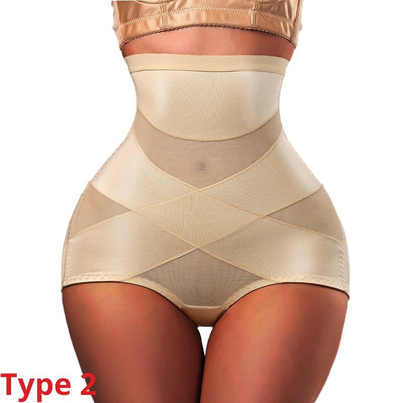 Culotte Taille Haute Pour Femmes, Sous-vêtement Gainant, Ventre Plat, Amincissant