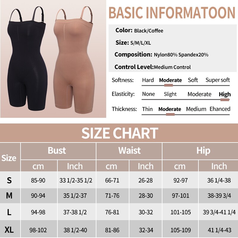 Body amincissant effet push up pour femme, gaine ventre plat et cuisses