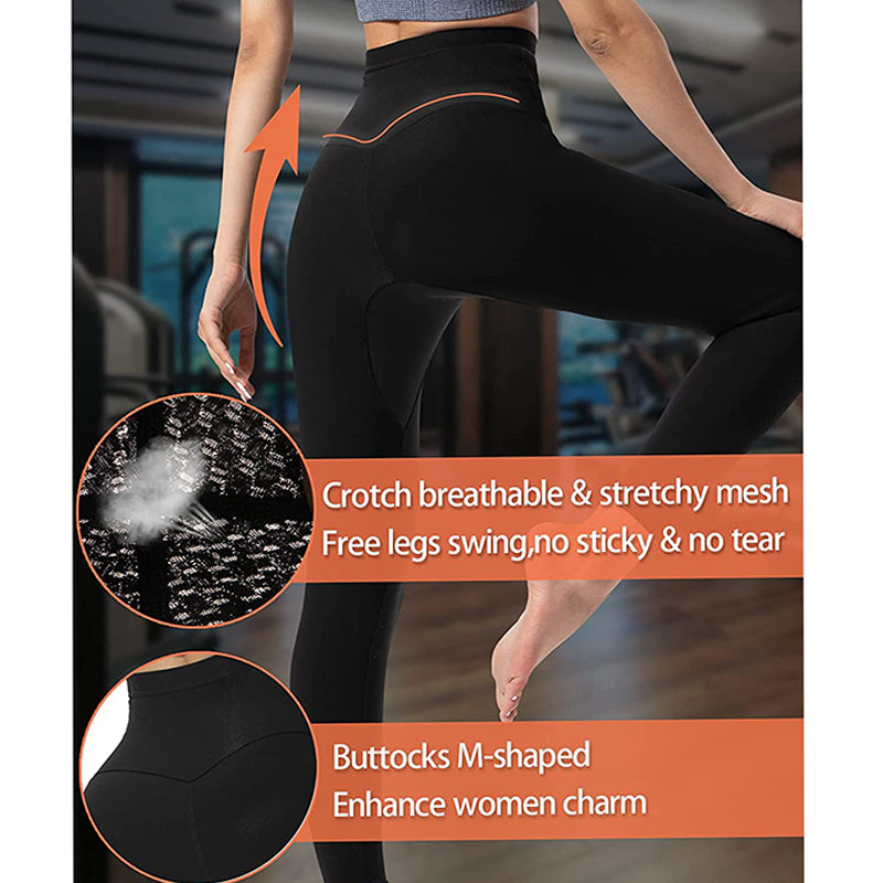 Legging de sudation taille haute, pantalons longs amincissants.
