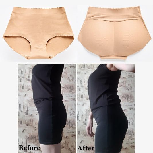 Culotte rehausseur de fesses pour femmes, culotte rembourrée, sans couture, culottes Gainant