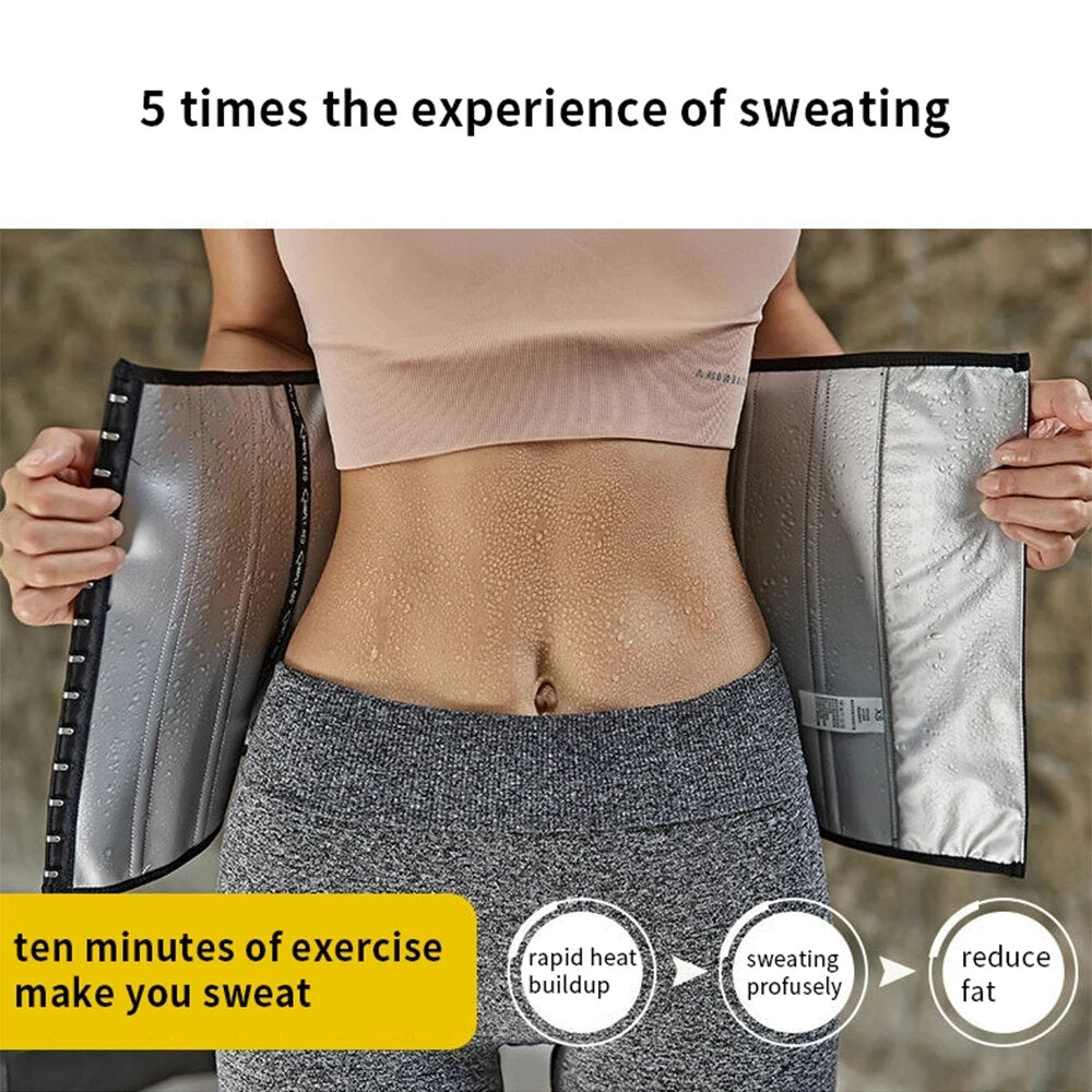 Ceinture de sudation Sauna pour perdre du poids, post partum, combustion des graisses.