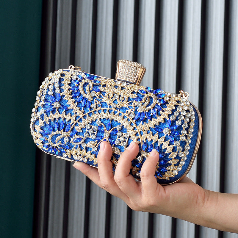 Pochette De Soirée En Diamant Pour Femmes, À Chaîne Pour Épaule