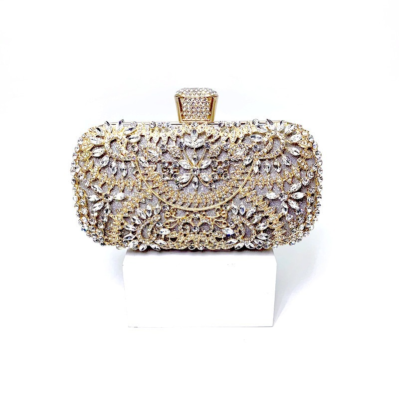 Pochette De Soirée En Diamant Pour Femmes, À Chaîne Pour Épaule