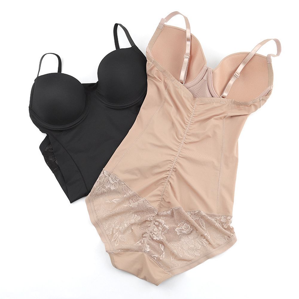 Body Modelage de Corps en Une Pièce avec Corset à la Taille et Boucles pour un Ventre Plat et des Fesses Galbées