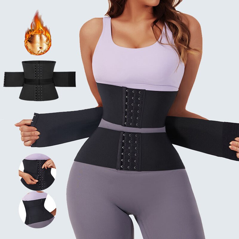 Ceinture enveloppante pour un ventre plat -Gaine amincissante pour femmes