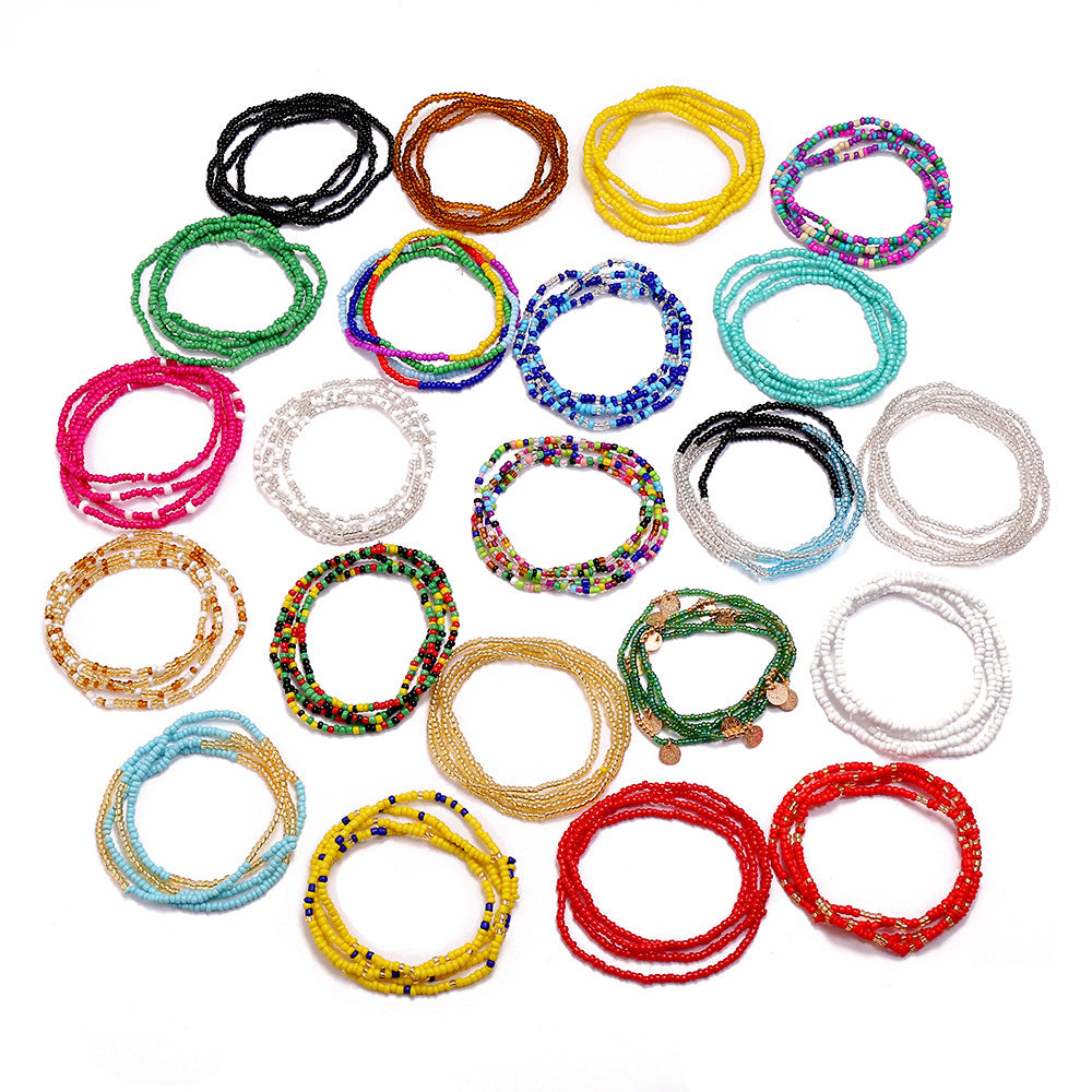 Chaîne De Taille En Perles De Style Bohémien, Bijoux De Ventre.