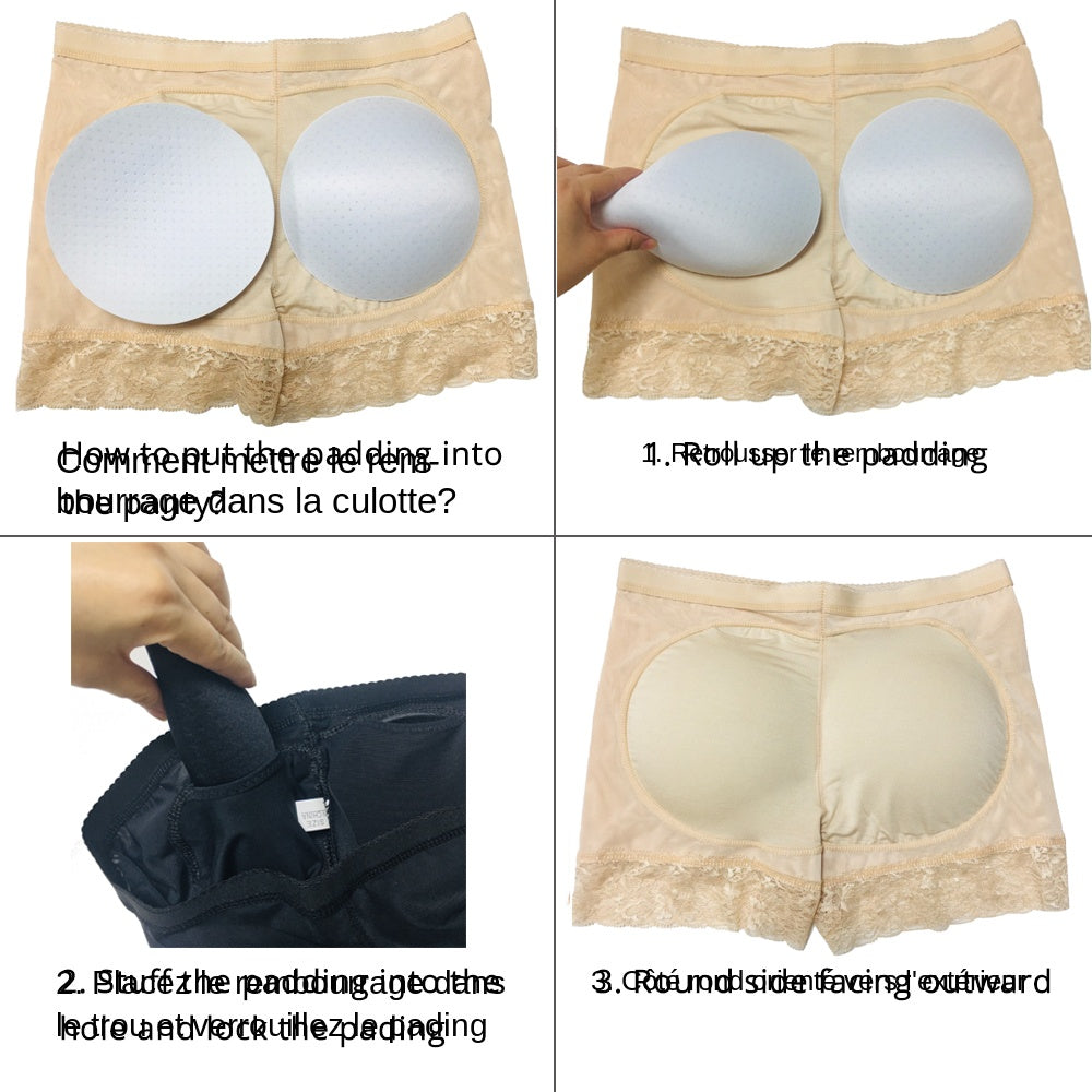 Culotte Rehausseur De Fesses Pour Femmes, Rembourrés, Modelant , Taille Haute, Culotte De Hanche