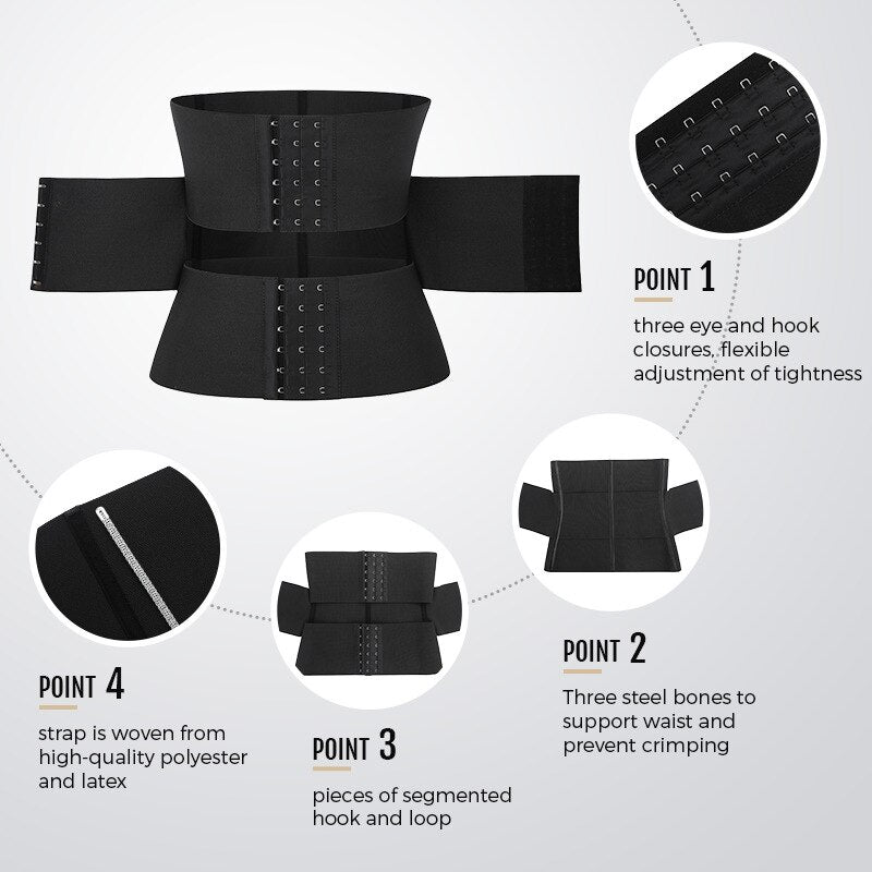 Ceinture enveloppante pour un ventre plat -Gaine amincissante pour femmes