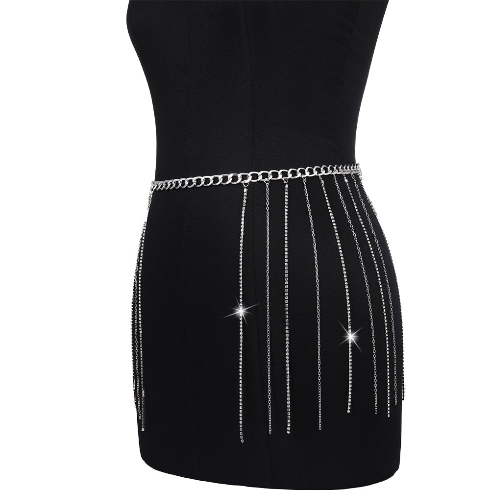 Chaîne De Taille Sexy En Cristal Pour Femmes Et Filles, Bikini De Danse
Accessoires De Mode
